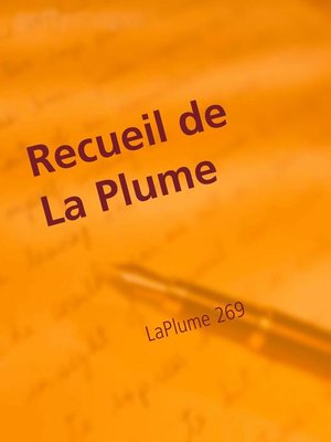 cover image of Recueil de La Plume